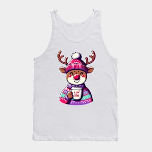 Rudolph Red Nose Reindeer Tank Top